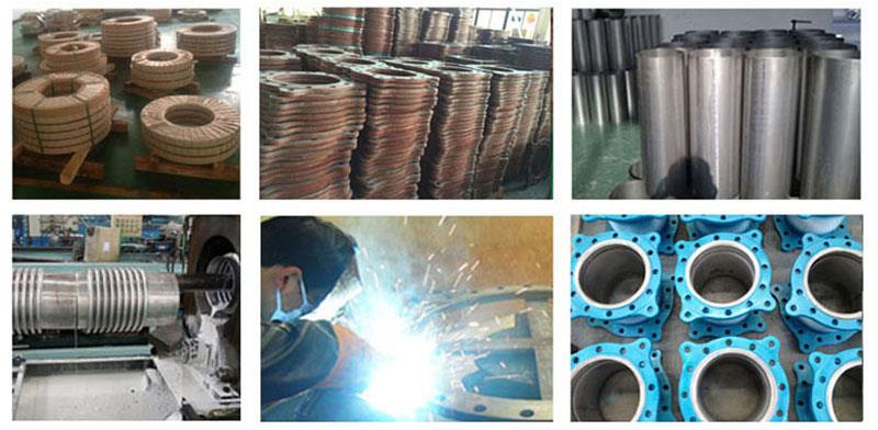 Tiyo Kawotchou Ekspansyon san de vant Pipe Rubber Bellows Expansion Joint